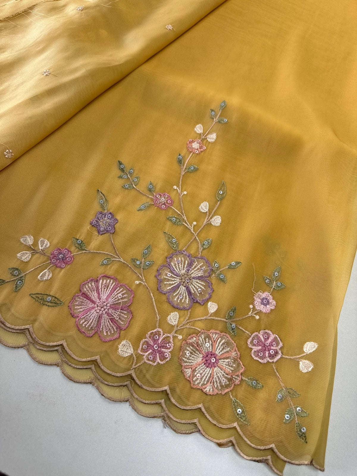 Semi Viscous Organza Saree / AWS74