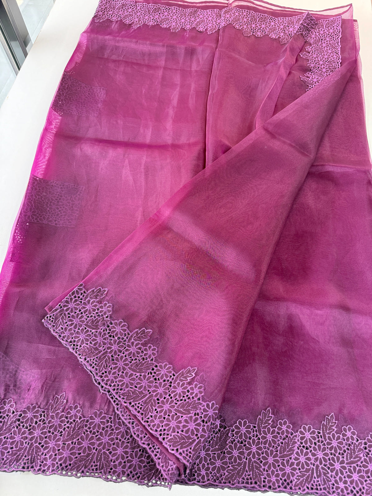 Glass Organza Saree / 199B