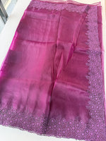 Glass Organza Saree / 199B