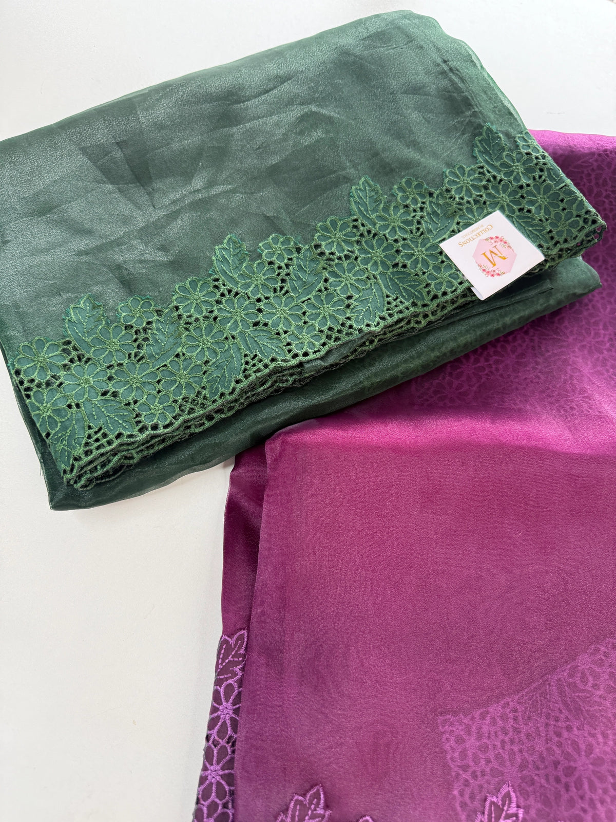Glass Organza Saree / 199B