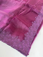Glass Organza Saree / 199B