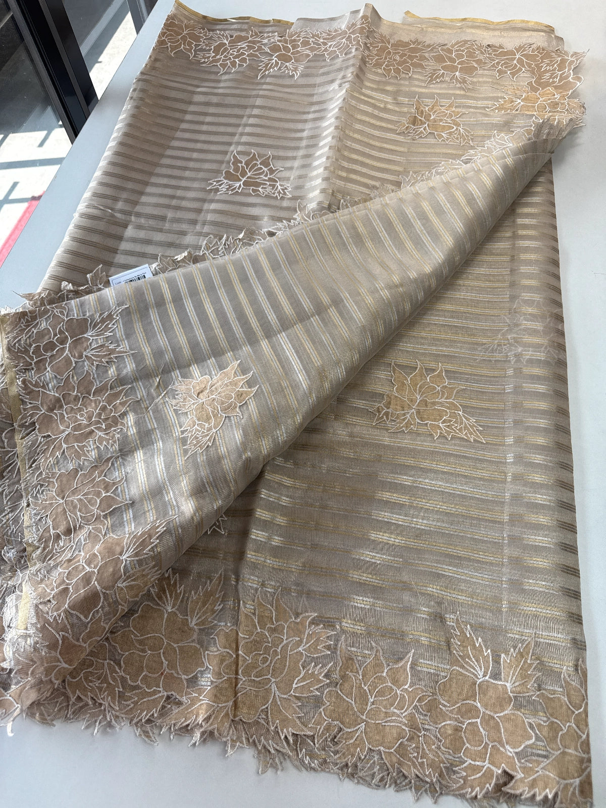Kotta Organza Saree/ 119EF
