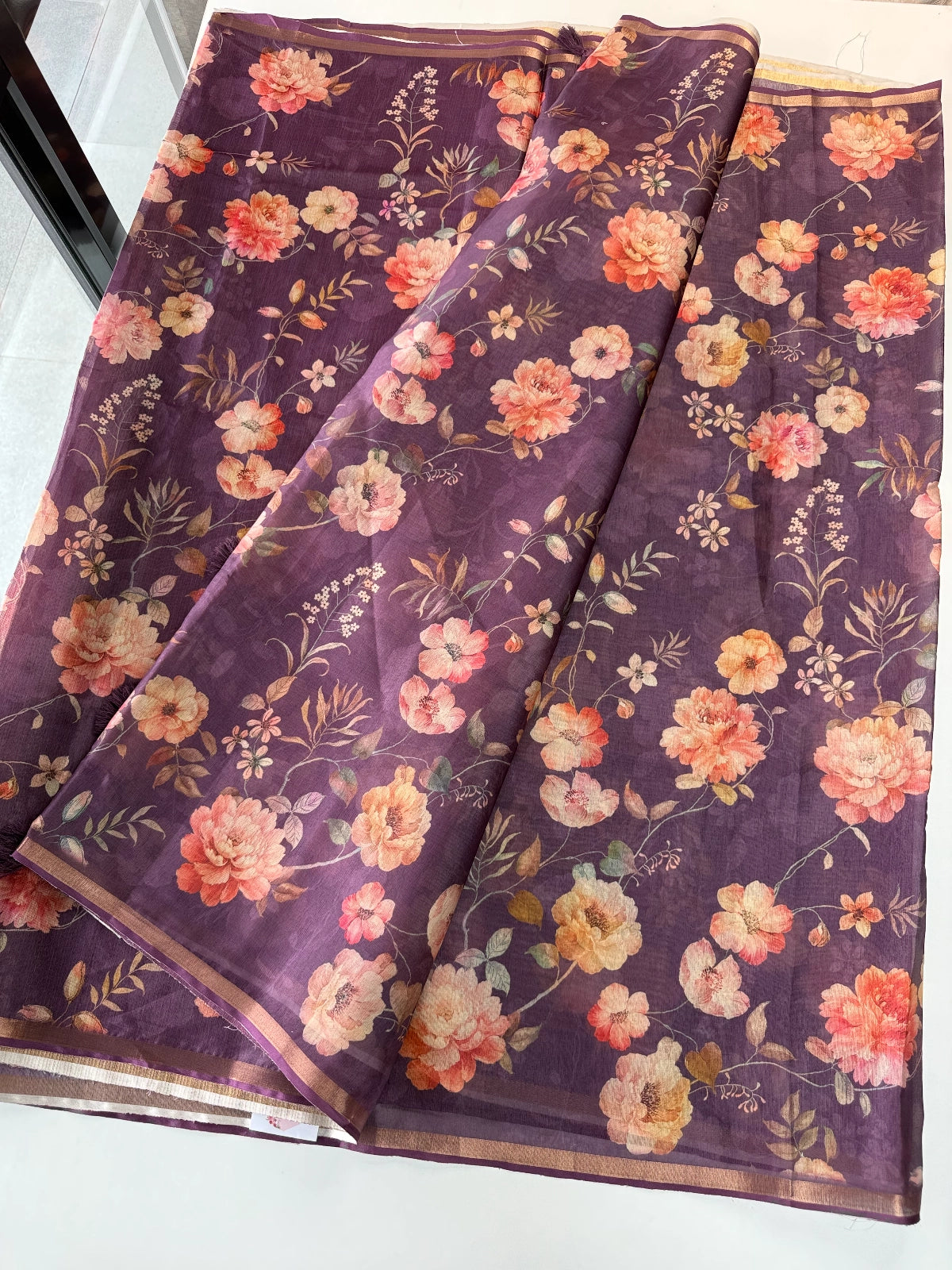 Chanderi Organza Saree/ PP10