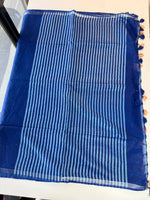 Cotton Linen Saree/ MC87