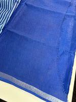 Cotton Linen Saree/ MC87