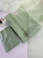 Crushed Tissue unstitched salwar set /298B