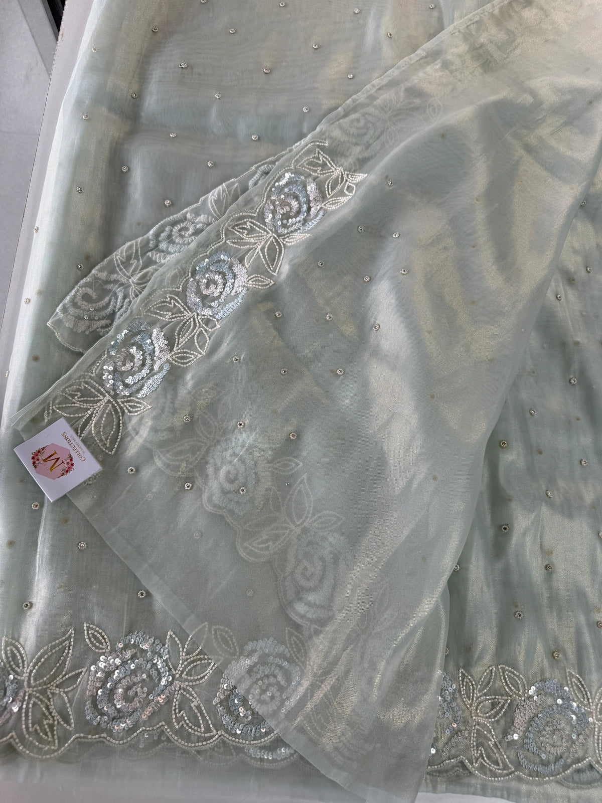 Tissue Organza Saree/ SA009