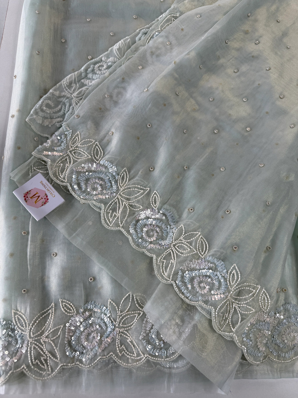 Tissue Organza Saree/ SA009