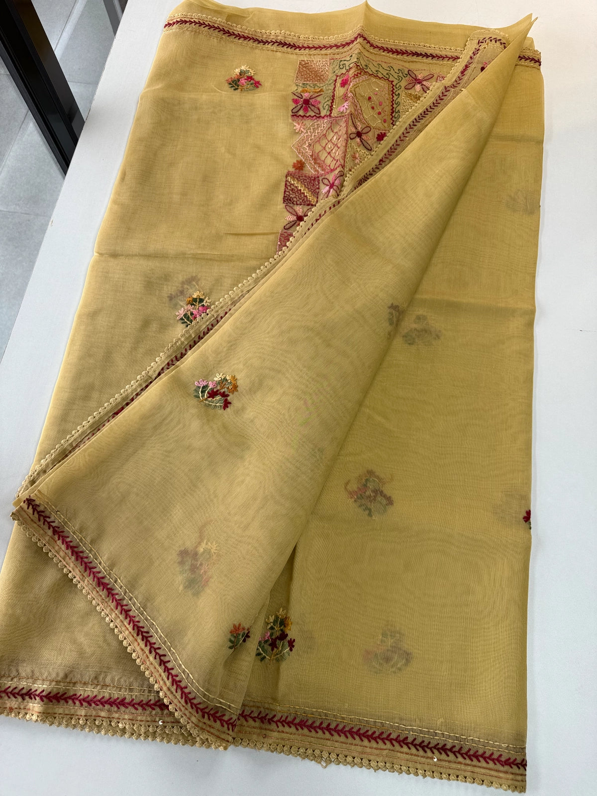 Chanderi Tissue blend Saree / 3921