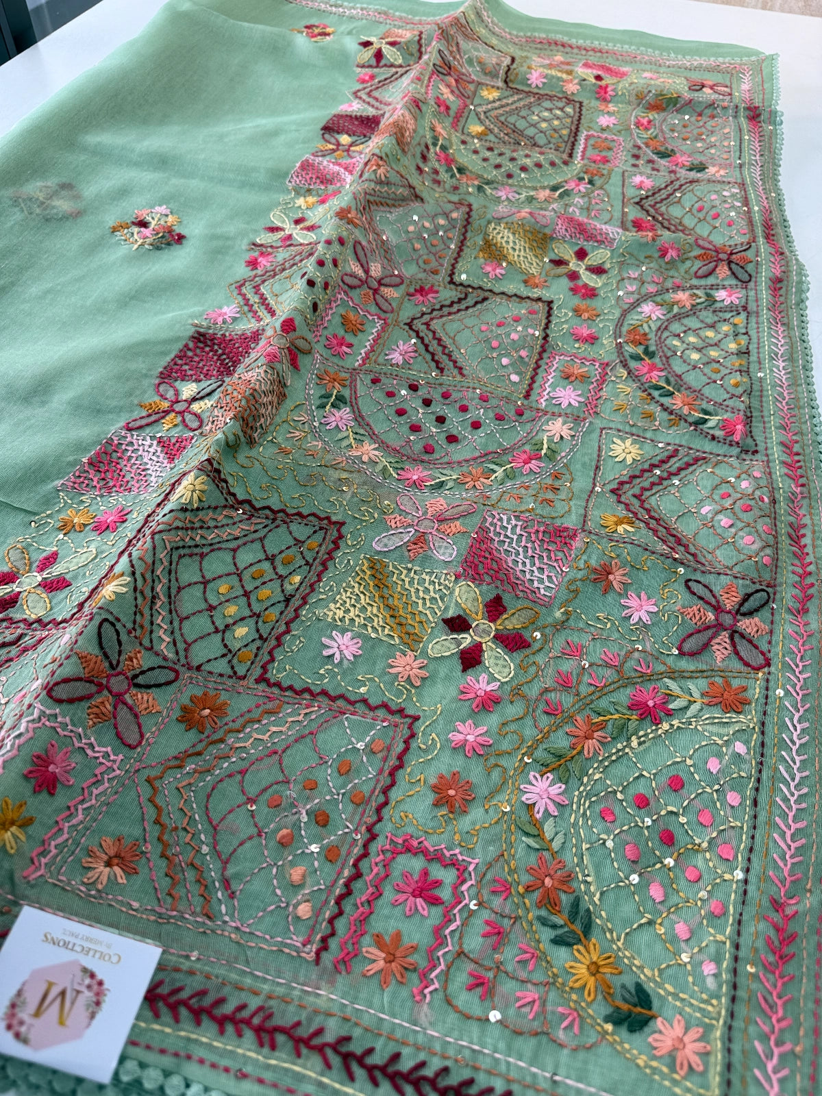 Chanderi Tissue blend Saree / 3921