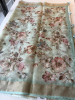 Tissue Linen Blend Saree/ C562