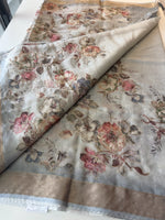 Tissue Linen Blend Saree/ C562