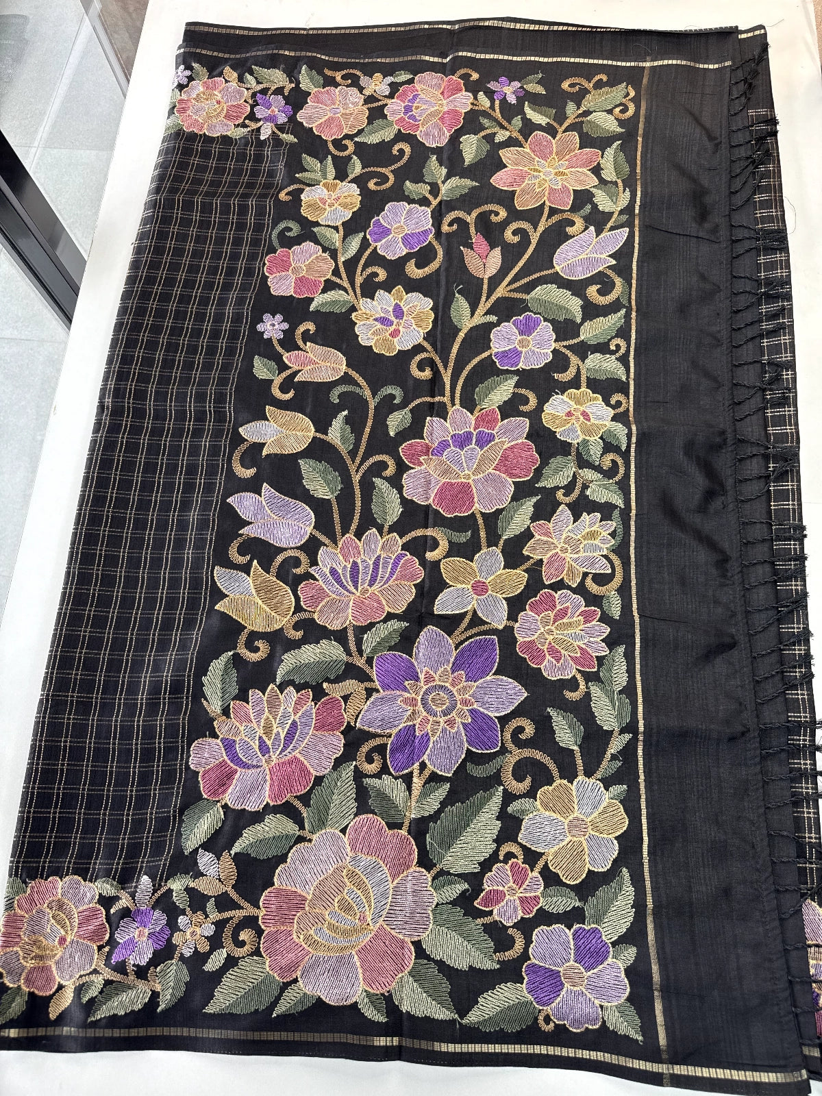 Semi silk saree/ 641E