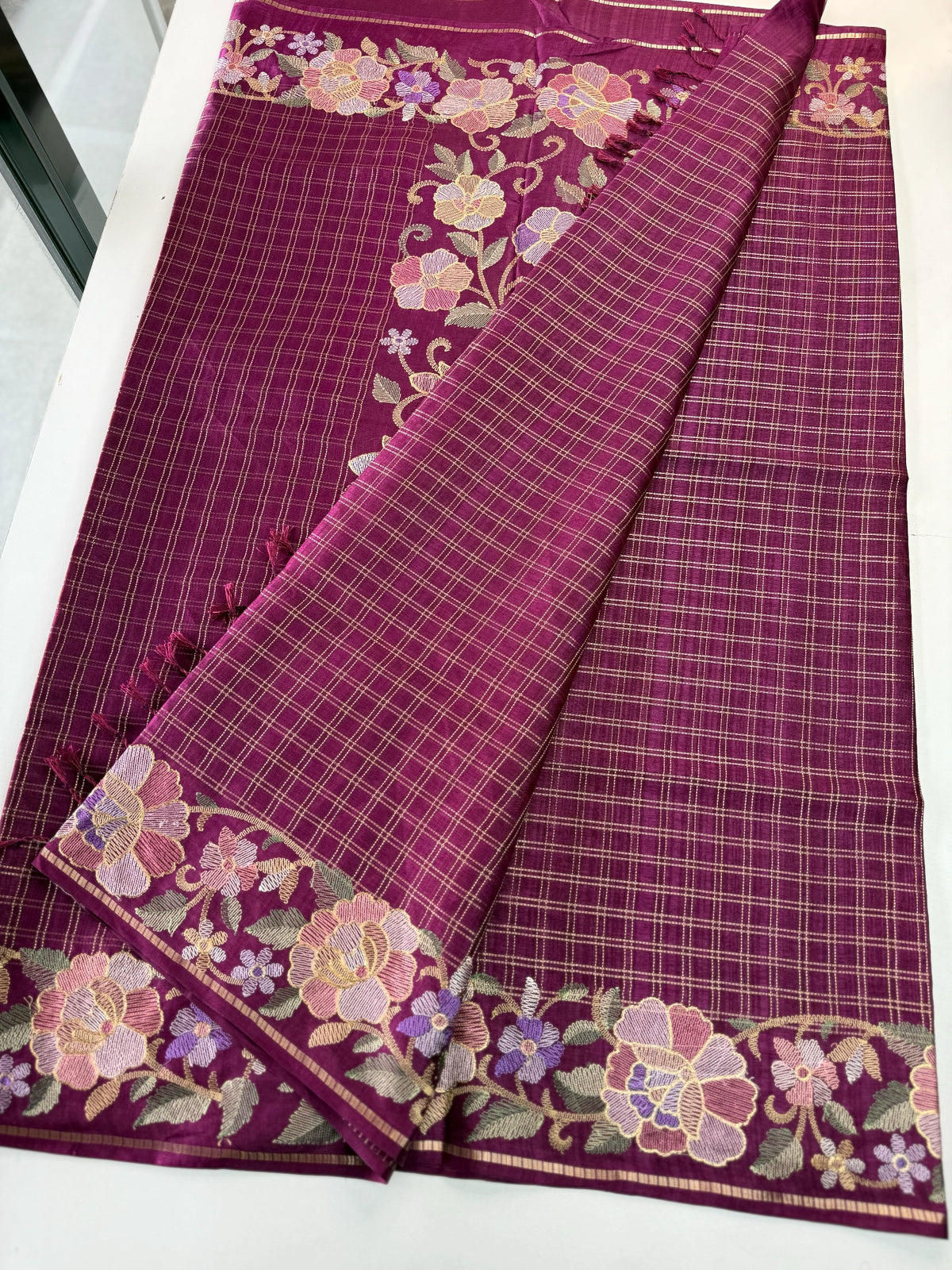 Semi silk saree/ 641E