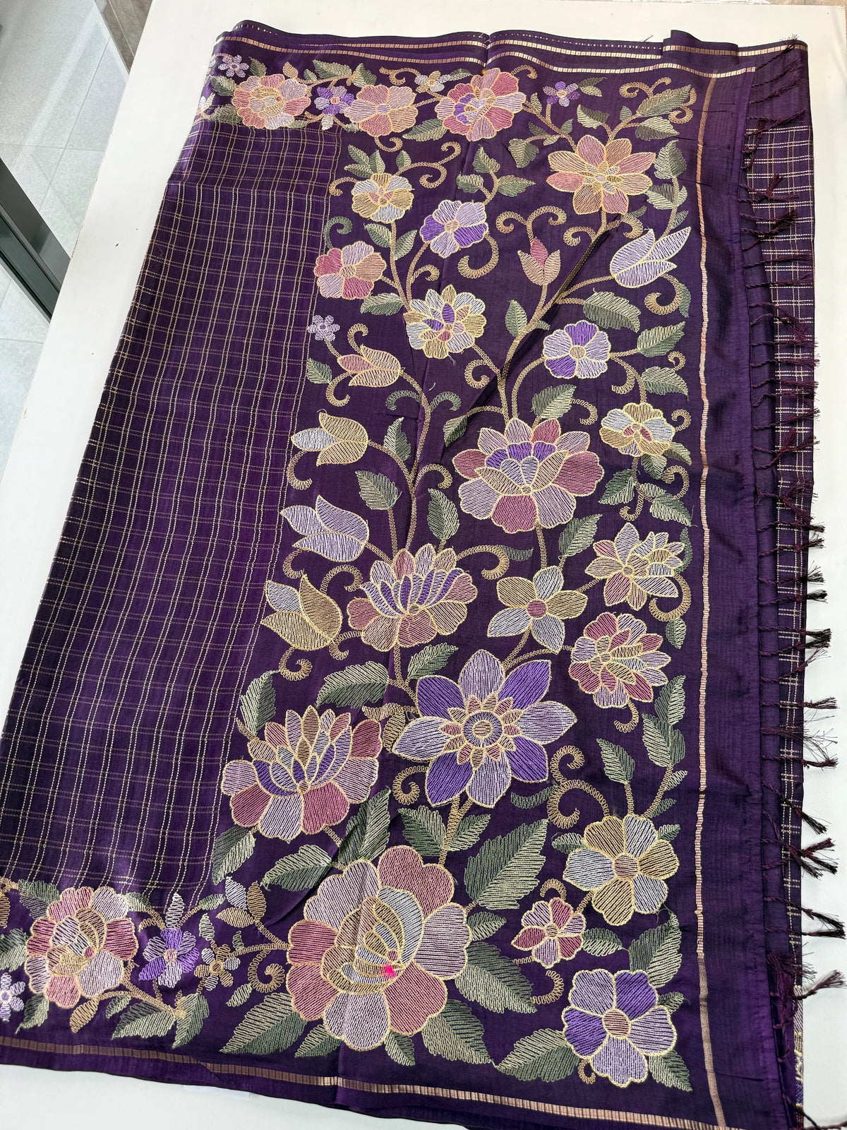 Semi silk saree/ 641E