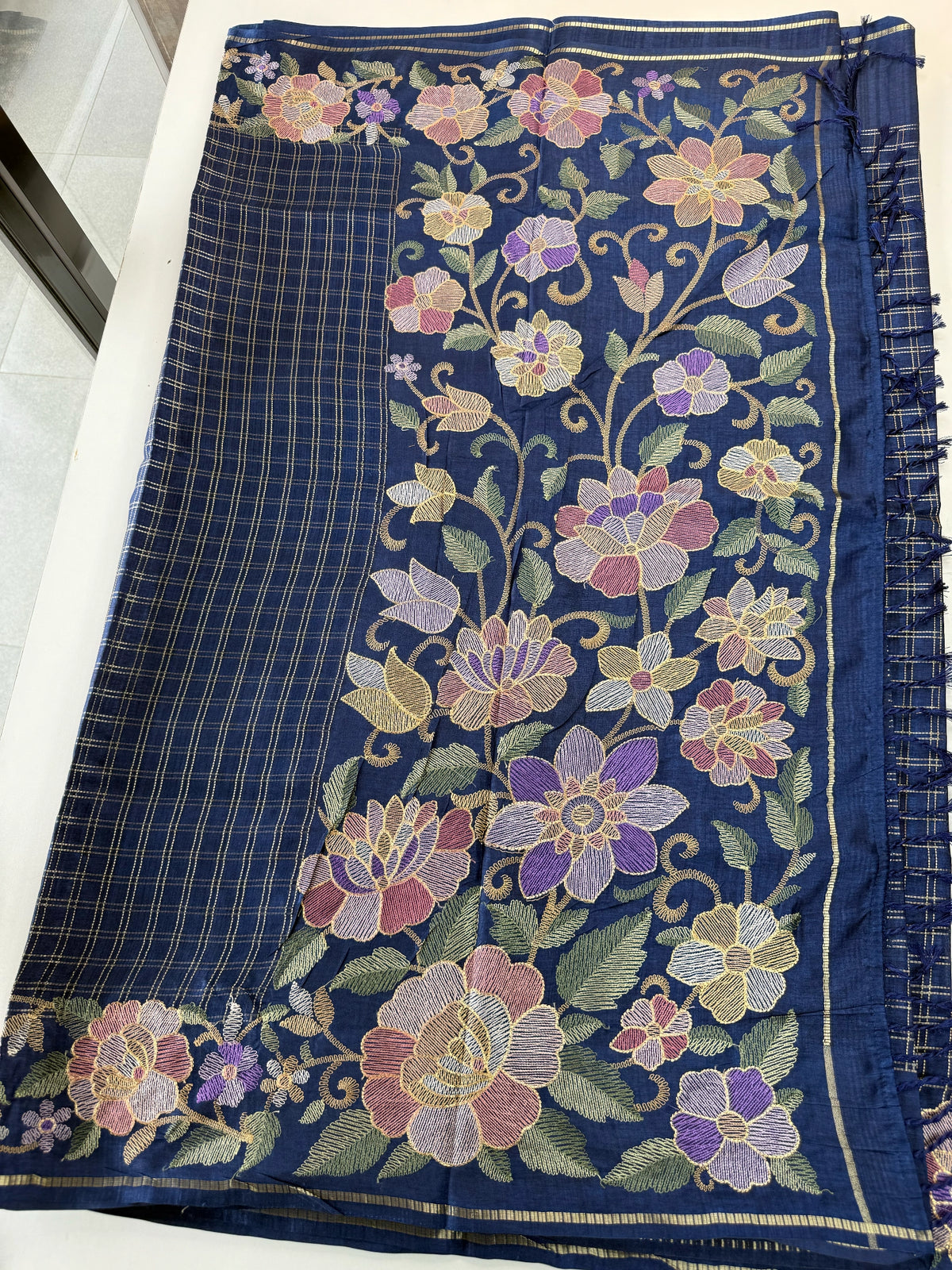 Semi silk saree/ 641E