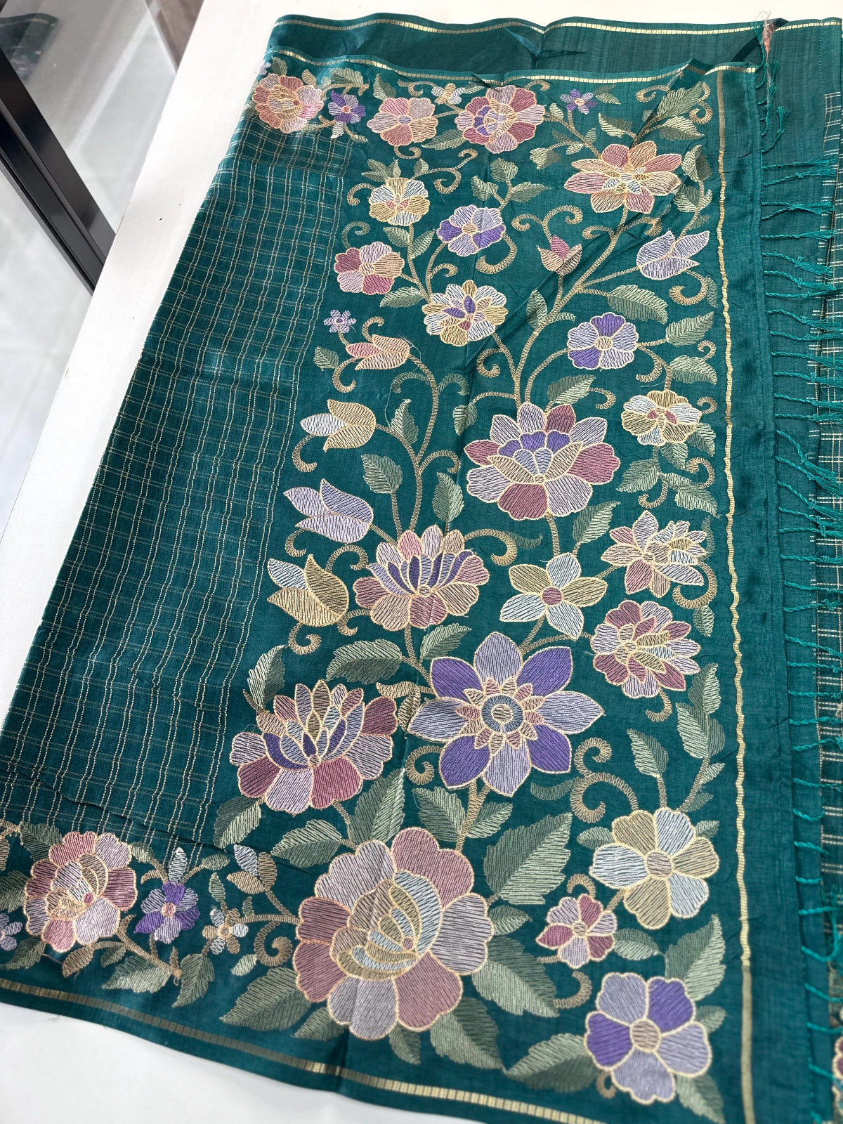 Semi silk saree/ 641E