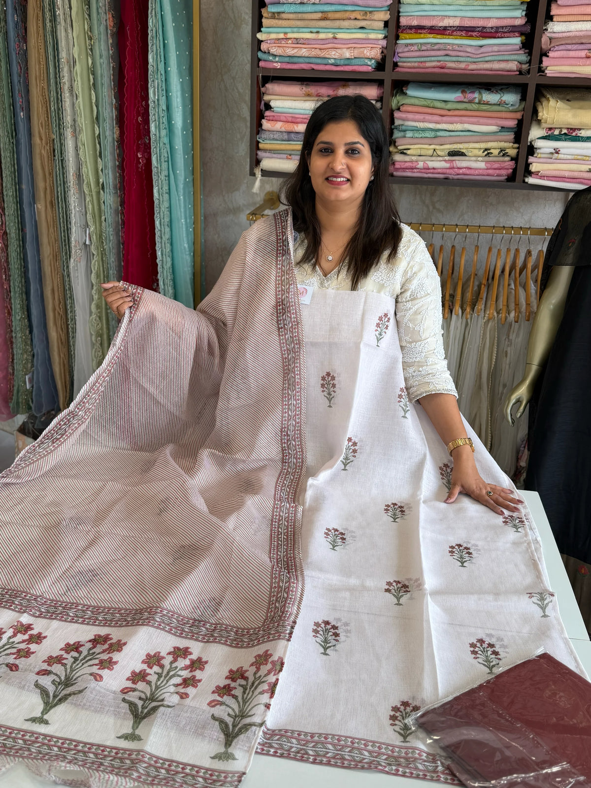 Kotta unstitched salwar set / NC275