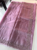 Glass Organza Saree / CW150