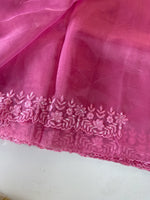 Glass Organza Saree / CW150