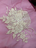 Glass Chanderi unstitched salwar set / U4903