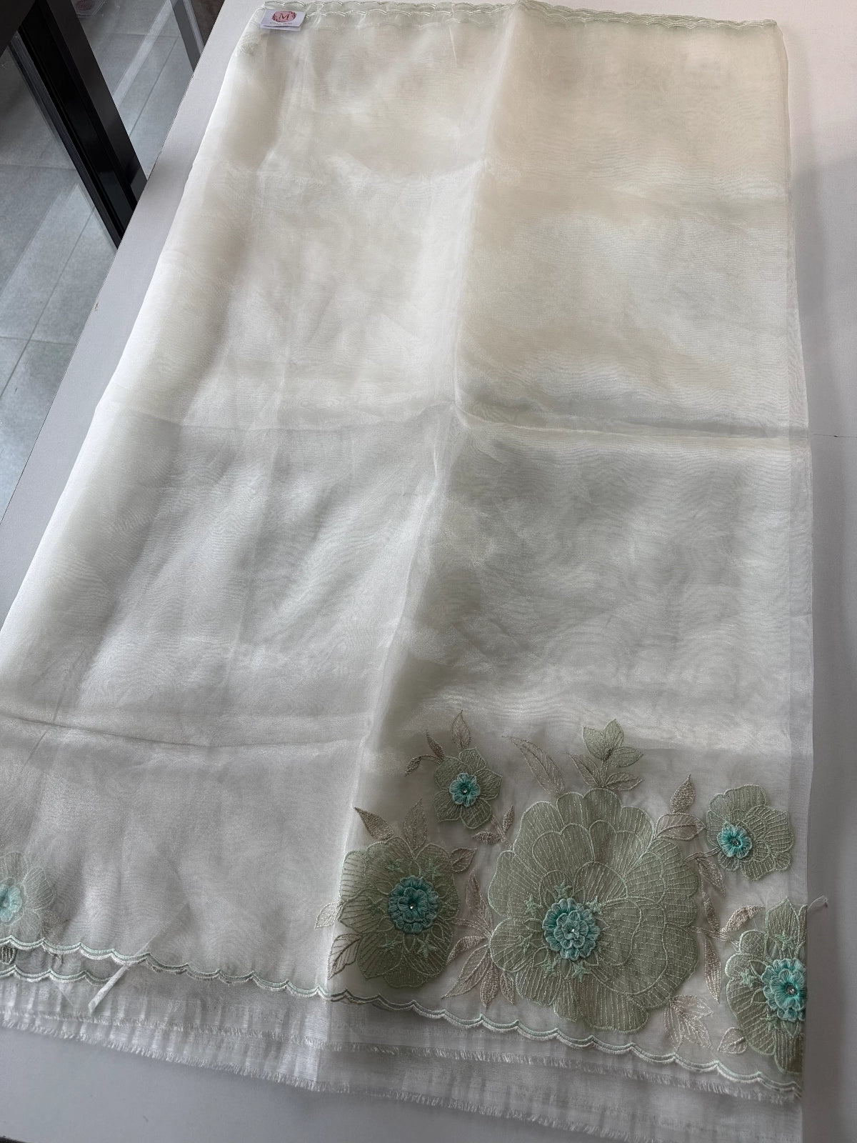 Glass Organza Saree/ HW328
