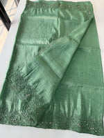 Crushed Organza Saree/ BJ3183