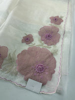 Glass Organza Saree/ HW328