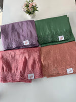 Crushed Organza Saree/ BJ3183