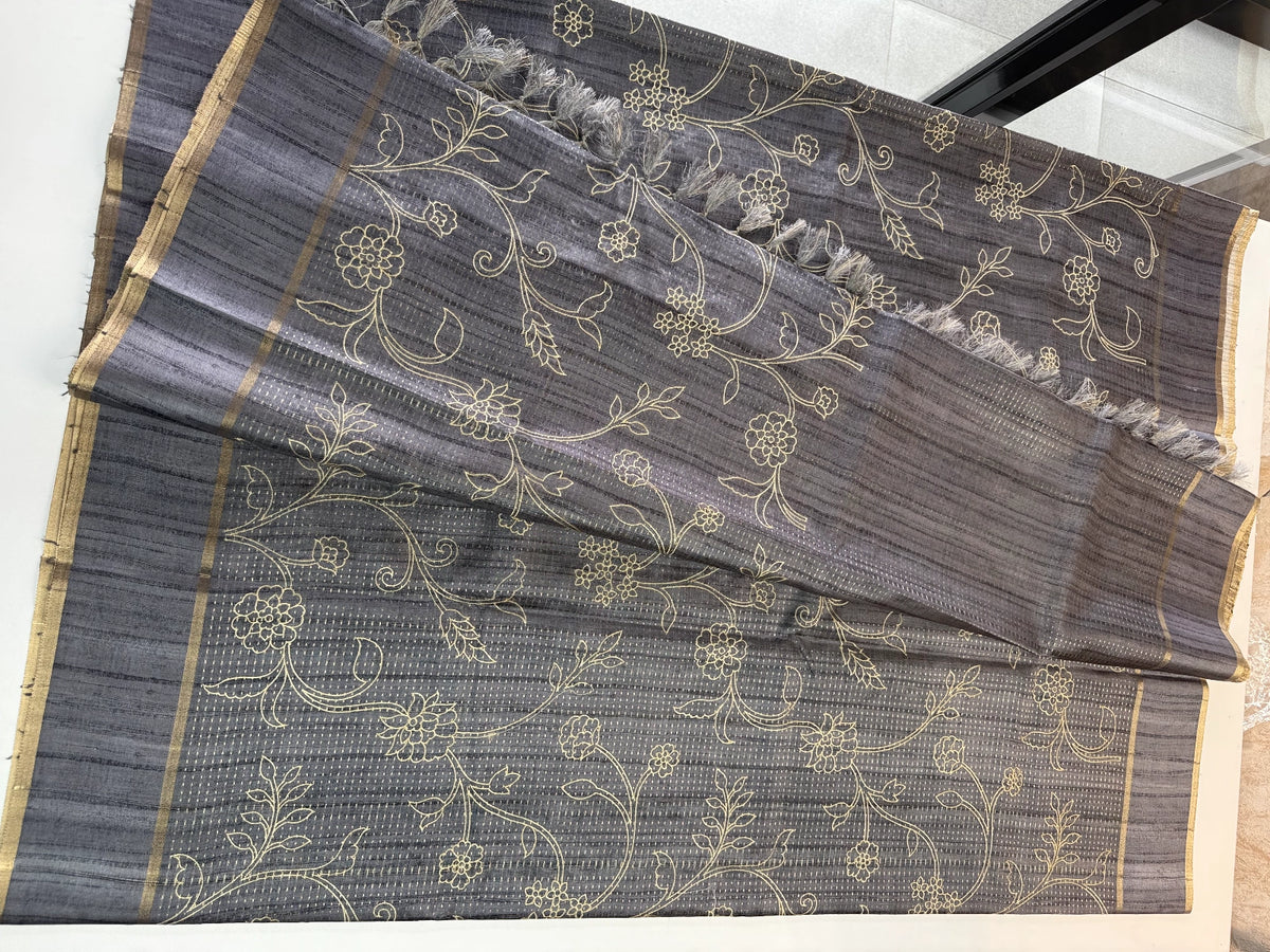 Semi Tussar Saree /MD350