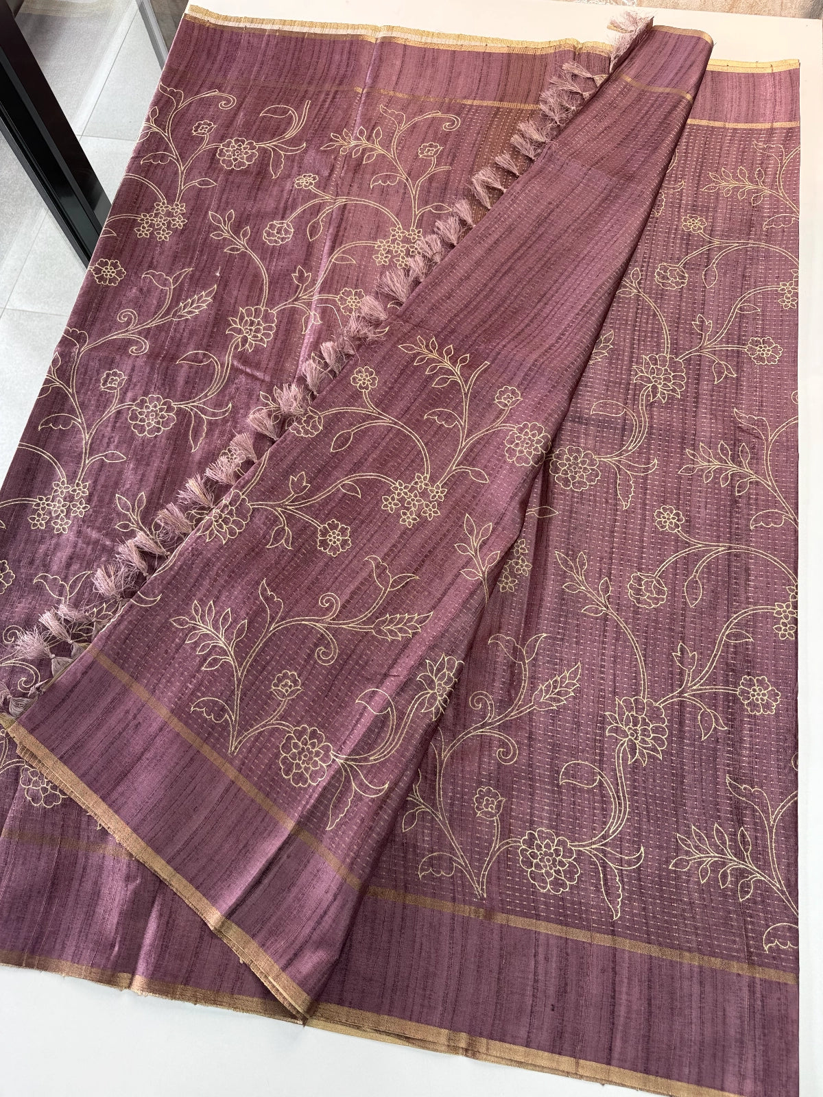 Semi Tussar Saree /MD350
