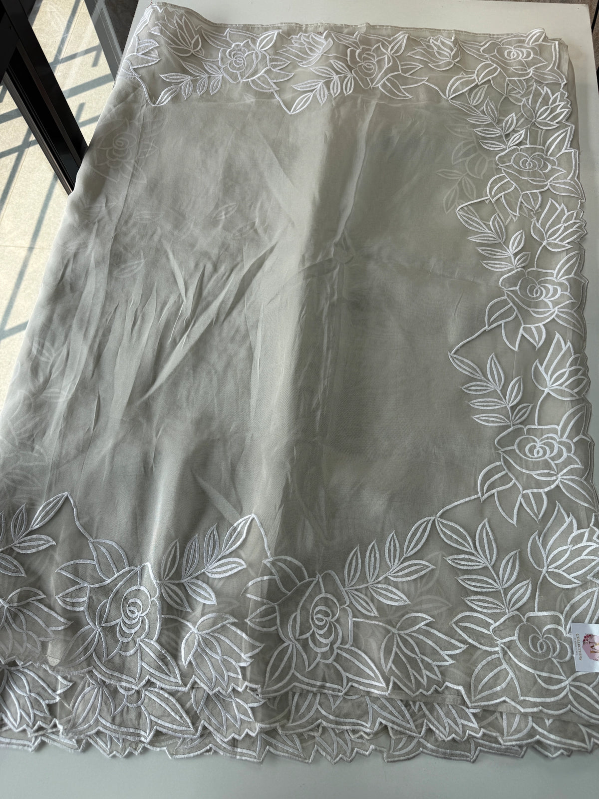 Premium Georgette tissue blend organza/ MC437