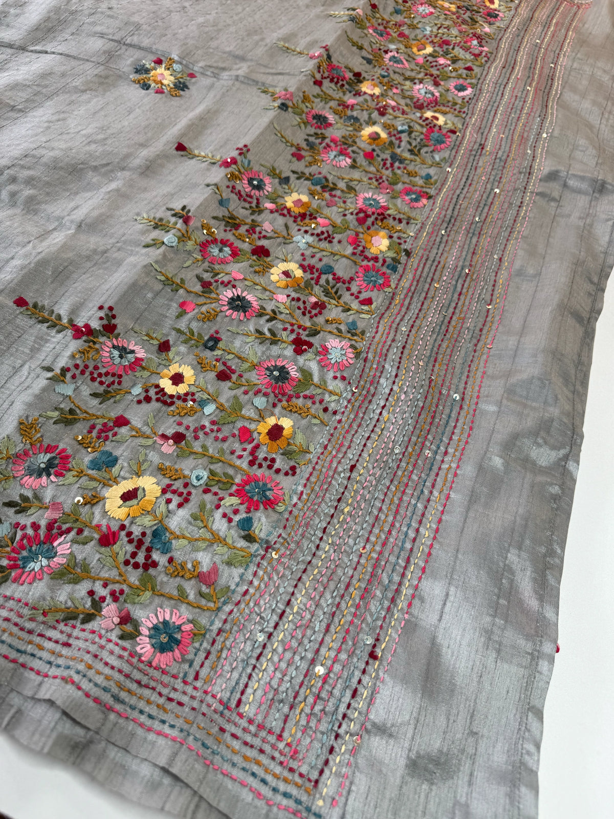Soft Semi Tussar Saree/ DF252