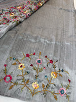 Soft Semi Tussar Saree/ DF252