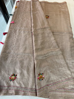 Soft Semi Tussar Saree/ DF252