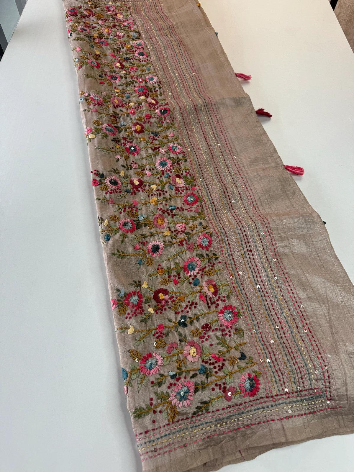 Soft Semi Tussar Saree/ DF252