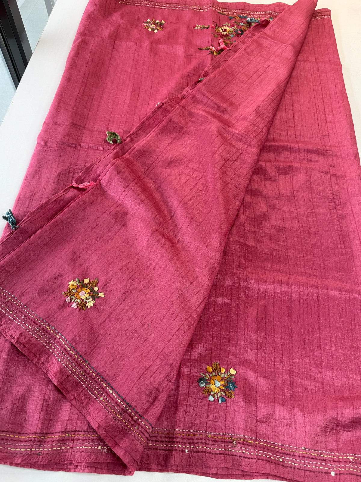 Soft Semi Tussar Saree/ DF252