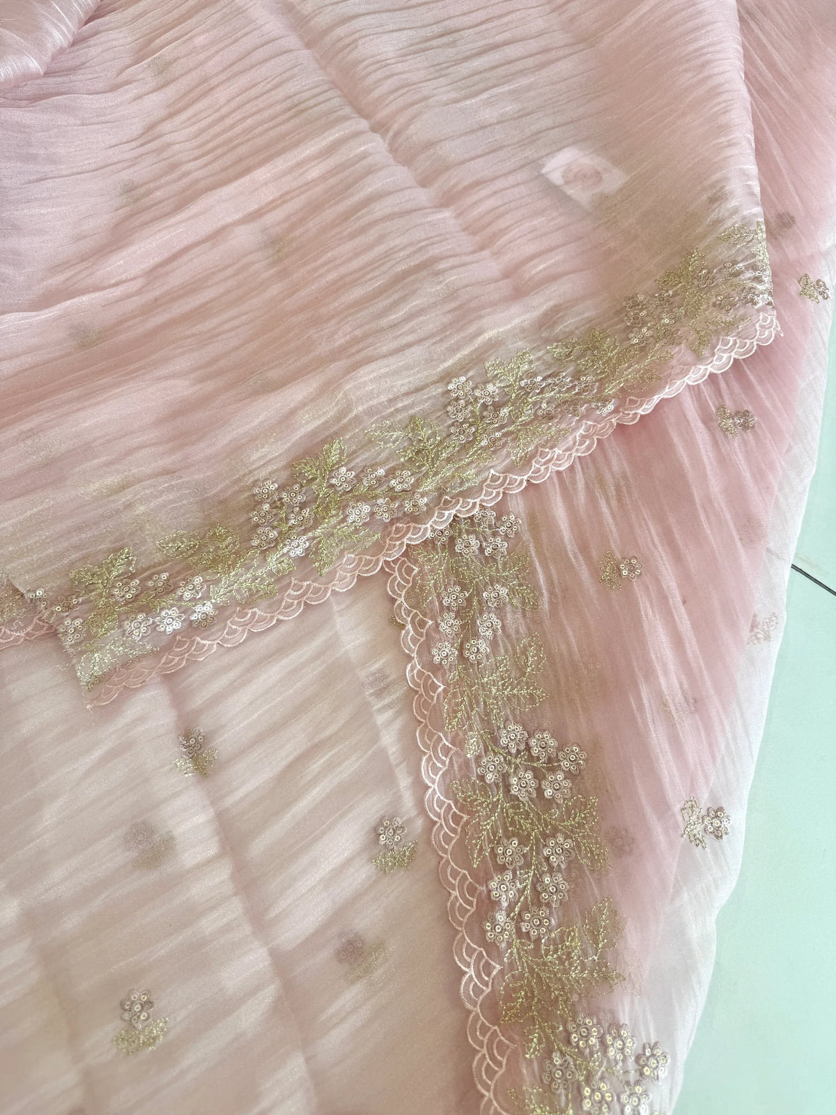 Organza blended saree/ BL924