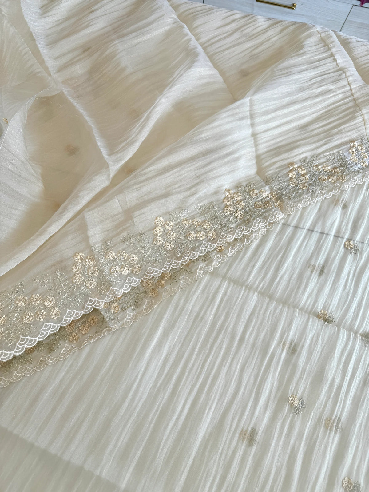 Organza blended saree/ BL924