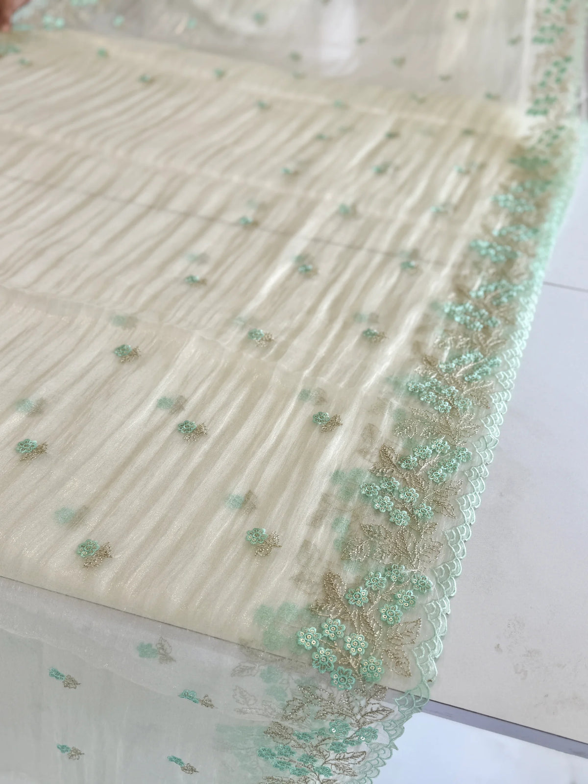 Organza blended saree/ BL924