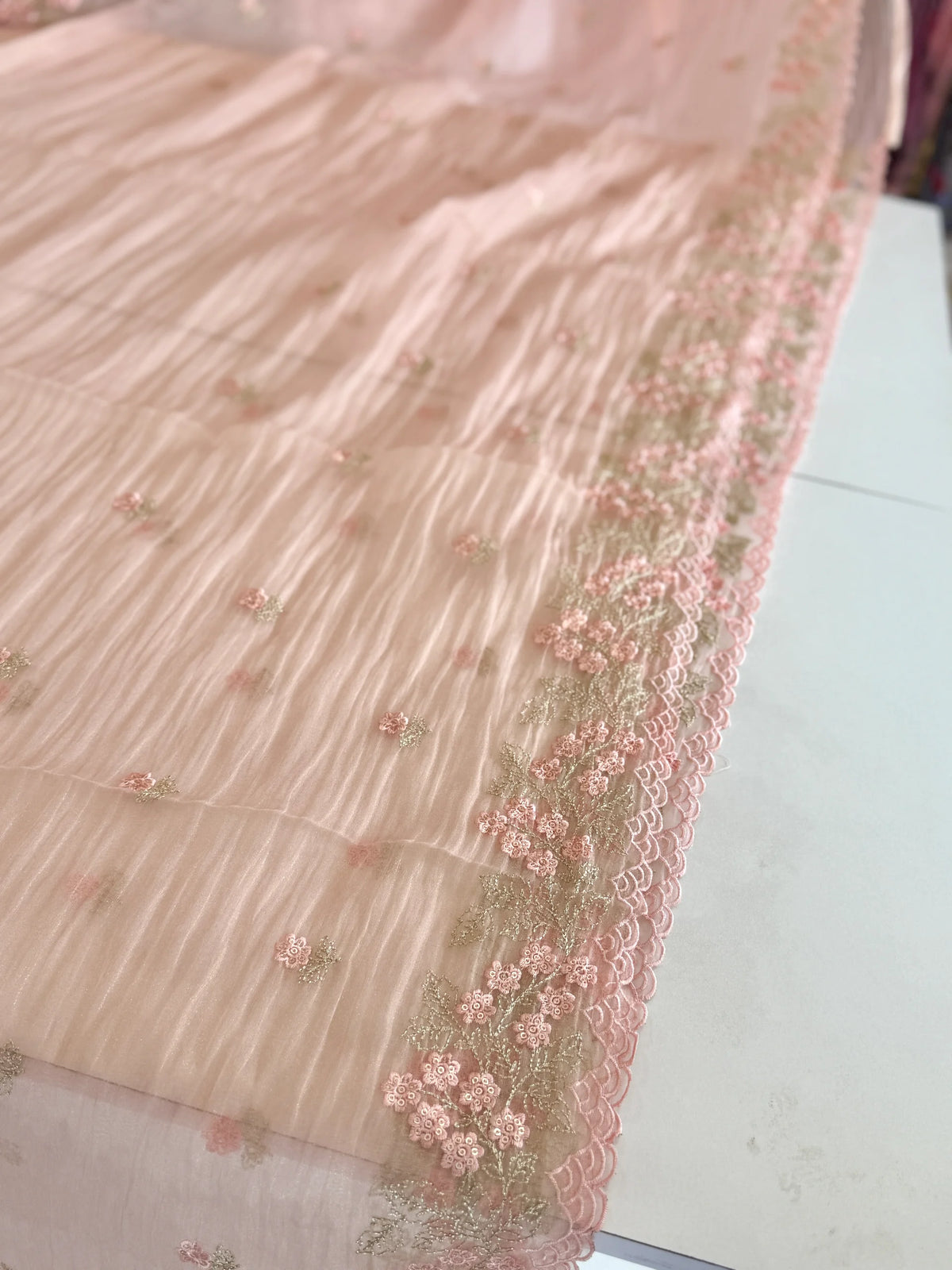 Organza blended saree/ BL924