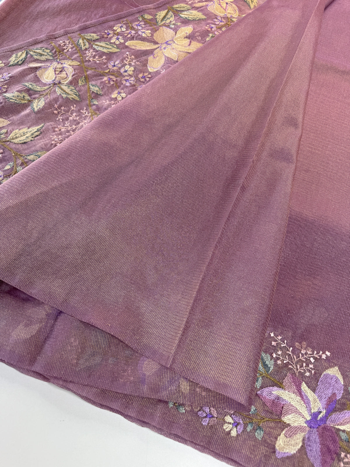 Crushed soft tissue Saree/ SR1397