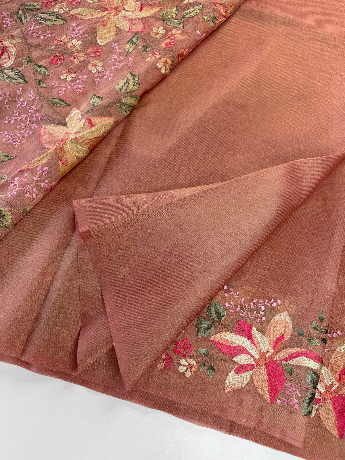 Crushed soft tissue Saree/ SR1397