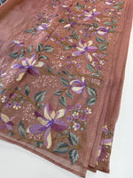 Crushed soft tissue Saree/ SR1397