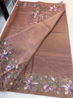 Crushed soft tissue Saree/ SR1397