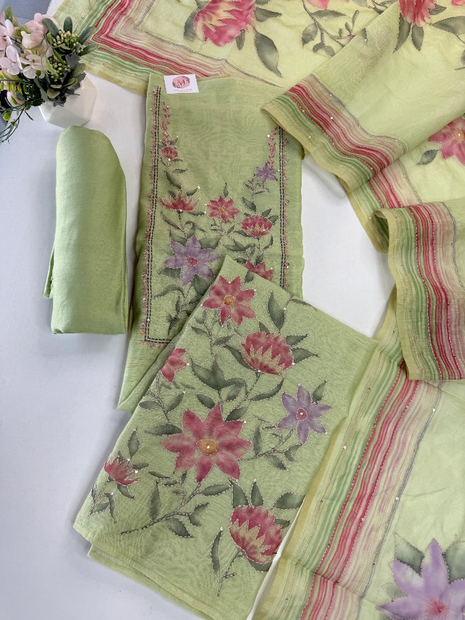 Soft cotton unstitched salwar set / SU25