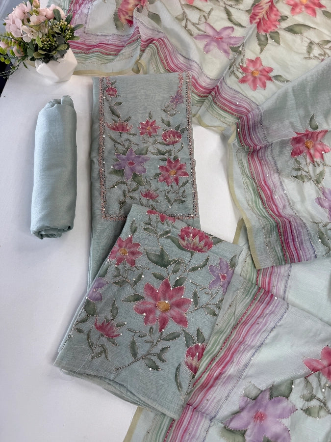 Soft cotton unstitched salwar set / SU25