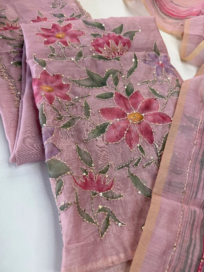 Soft cotton unstitched salwar set / SU25