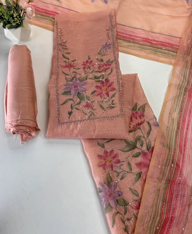 Soft cotton unstitched salwar set / SU25