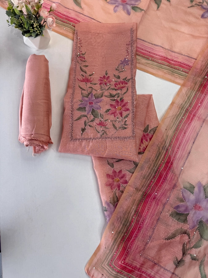 Soft cotton unstitched salwar set / SU25